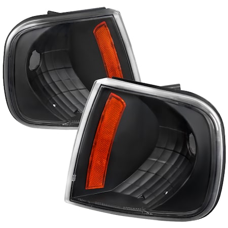 Spec-D Tuning 97-03 Ford F150 Corner Lights Black 2LC-F15097JM-RS